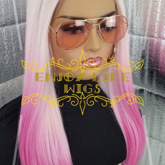 COPY - wowfactor blonde pink lacefront sexy wig main image 6